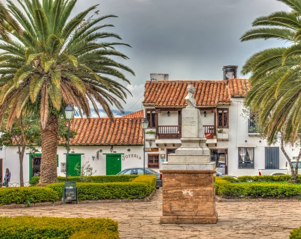Villa Leyva Colombia May 2019 Picturesque Colonial Village Cloud Weather — стокове фото