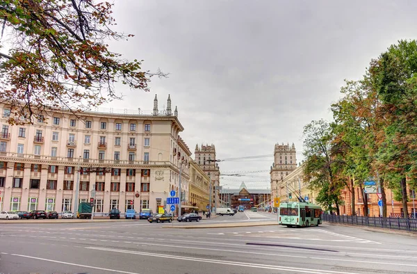 Minsk Belarus September 2017 City Center Summertime — Photo