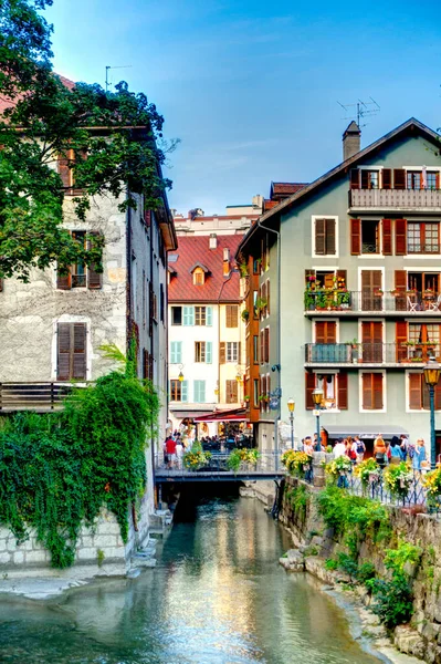 Annecy France August 2019 Historical Center Summertime — 图库照片