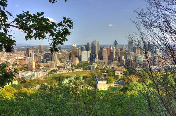 Montreal Canada September 2019 Cityscape Mont Royal Park Hdr Image — 스톡 사진