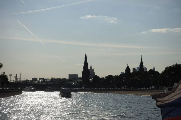 Moscow Russia August 2018 Historical Center Sunny Weather Hdr Image — Stock Photo, Image