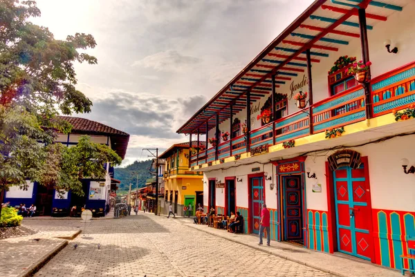 Hdr Image Made Jardin Antioquia Colombia — Foto de Stock