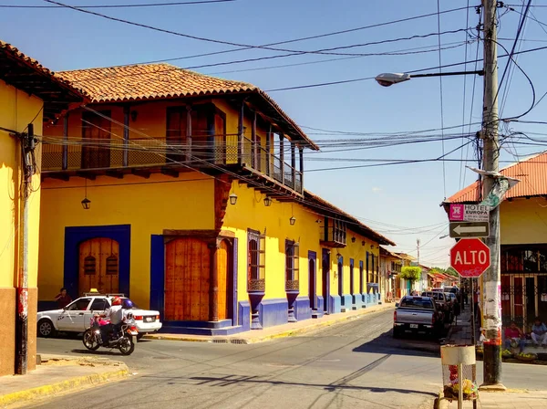 Leon Nicaragua January 2016 Historical Center View Hdr Image — Zdjęcie stockowe