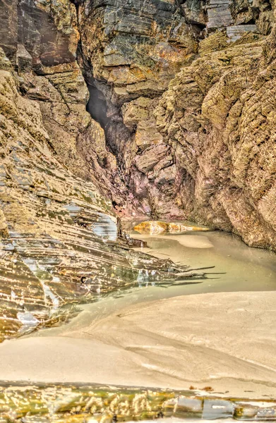 Catedrais Beach Galicia Βόρεια Ισπανία — Φωτογραφία Αρχείου