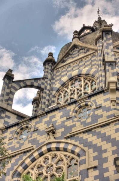 Guatape Colombia April 2019 Historical Center Cloudy Weather — Fotografia de Stock