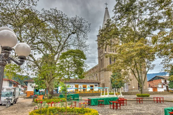 Hdr Image Made Jardin Antioquia Colombia — Stock Fotó