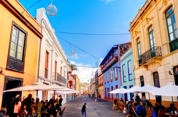 Santa Cruz Palma Spain March 2020 Historical Center Cloudy Weather — Foto de Stock