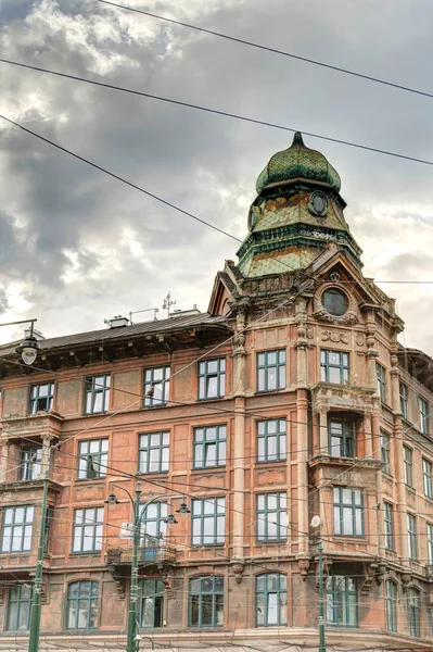 Krakow Poland August 2021 Old Town Cloudy Weather — Stok fotoğraf