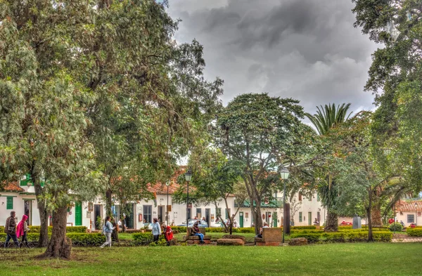 Villa Leyva Colombia May 2019 Picturesque Colonial Village Cloudy Weather — Stockfoto