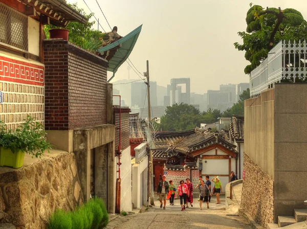 Seoul South Korea September 2016 Historical Center Seoul Sunny Weather — Foto de Stock