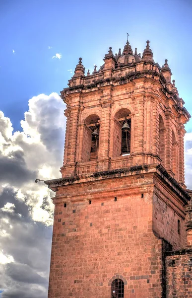 Cusco Peru Апрель 2018 Исторический Центр Солнечную Погоду — стоковое фото
