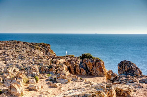 Marinha Beach View Portugal — стокове фото