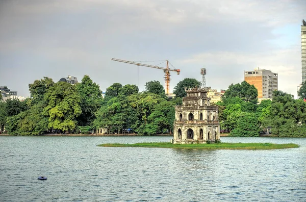 Hanoi Vietnam November 2020 City Center Cloudy Weather — Stok fotoğraf