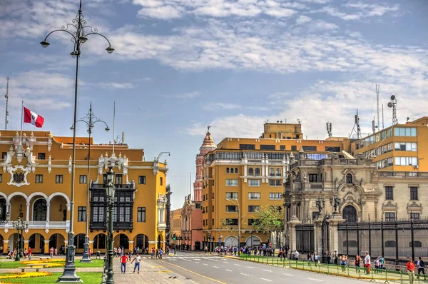 Lima Peru April 2018 Historical Center Sunny Weather — Stockfoto