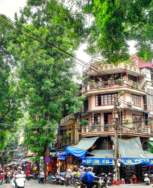 Hanoi Vietnam November 2020 City Center Cloudy Weather — Foto Stock