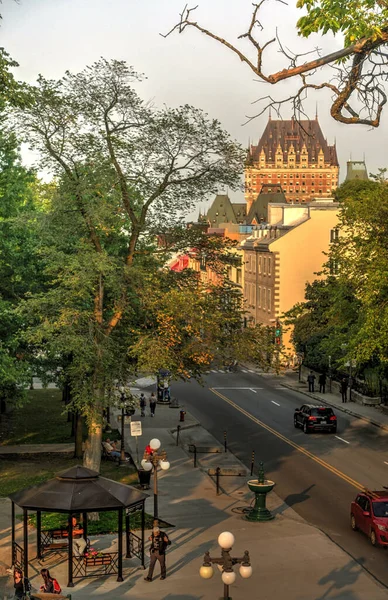 Quebec City Canada September 2017 Historical Center View Hdr Image — Stok fotoğraf