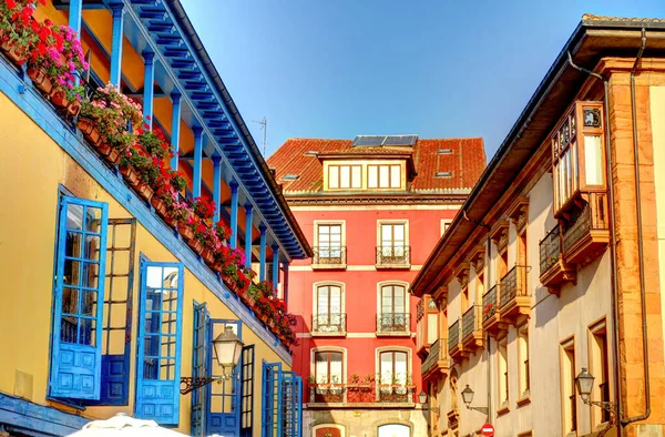 Oviedo Spain July 2018 Historical Center Sunny Weather — Stok fotoğraf