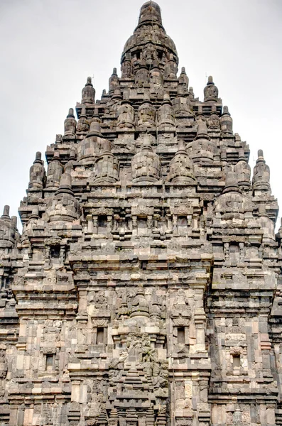 Templo Prambanan Java Indonésia — Fotografia de Stock