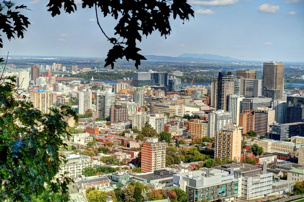Montreal Canada September 2019 Cityscape Mont Royal Park Hdr Image — Stok fotoğraf