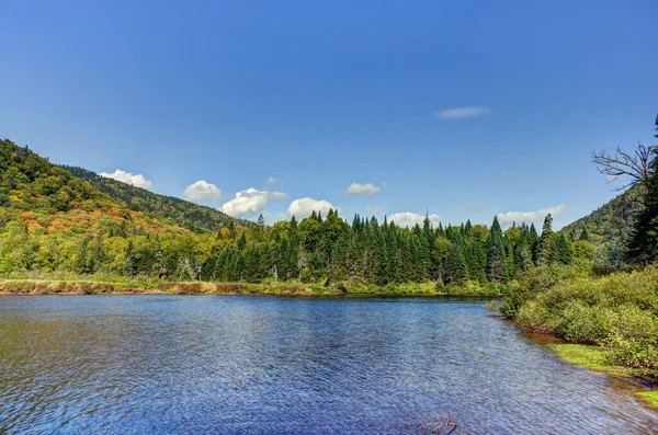 Jacques Cartier River National Park Quebec Canadav — Fotografia de Stock