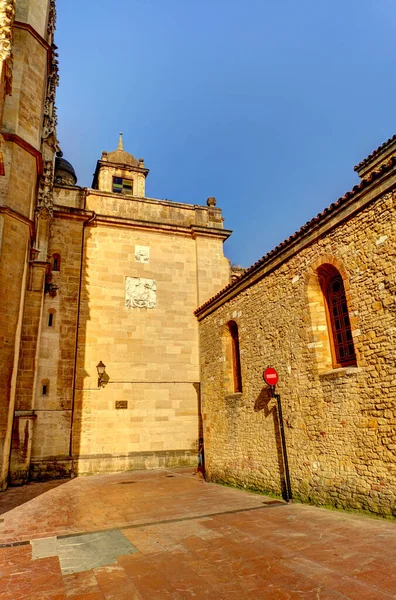 Oviedo Spain July 2018 Історичний Центр Сонячної Погоди — стокове фото