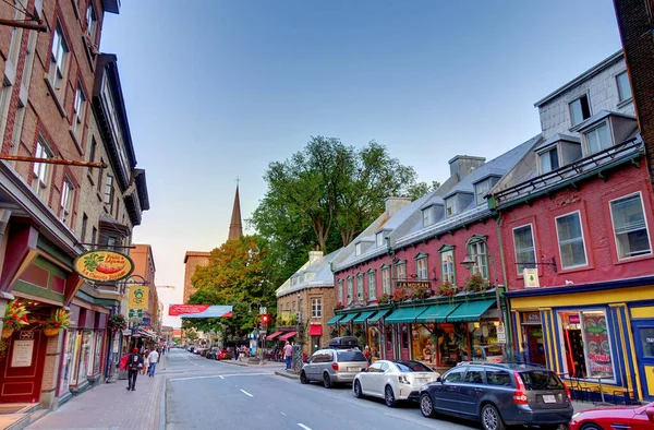 Quebec City Canada September 2017 Historical Center View Hdr Image — Photo