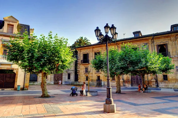 Oviedo Spain July 2018 Historical Center Sunny Weather — 图库照片