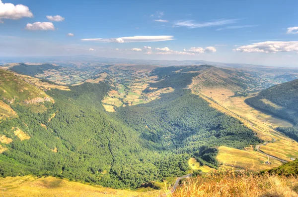Beautiful Landscape Auvergne Historical Region France — Stok fotoğraf