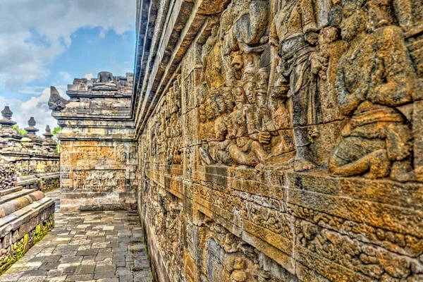 Borobudur Tapınağı Java Endonezya — Stok fotoğraf