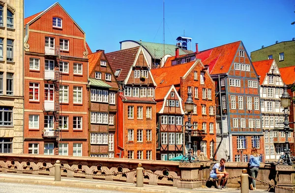 beautiful architecture in Hamburg, northern Germany