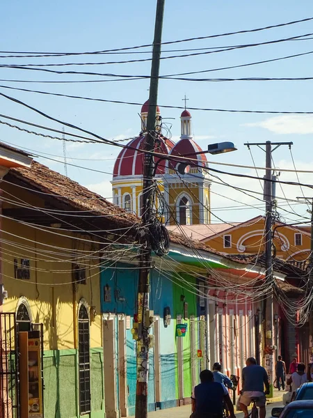 Granada Nicaragua January 2016 Historical Center Sunny Weather — Zdjęcie stockowe