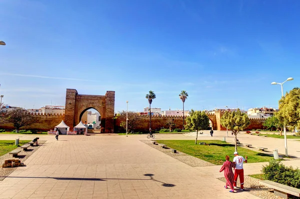Rabat Morocco January 2015 Historical Center Wintertime — 图库照片
