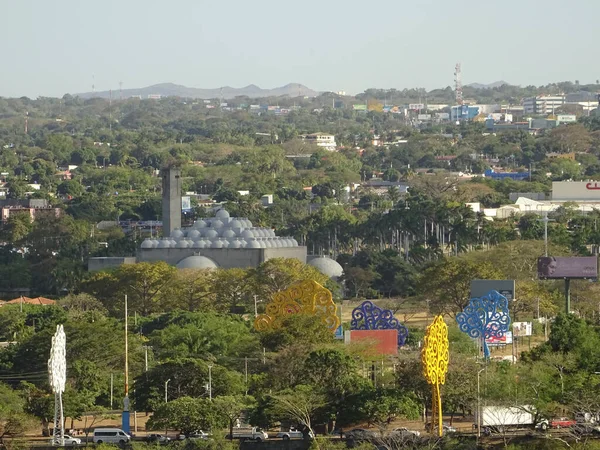 Манагуа Нікарагуа Січень 2015 Центр Міста Сонячної Погоди — стокове фото