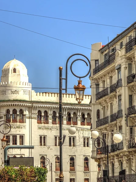 Algiers Algeria March 2020 Colonial Architecture Sunny Weather Hdr Image — Stok fotoğraf