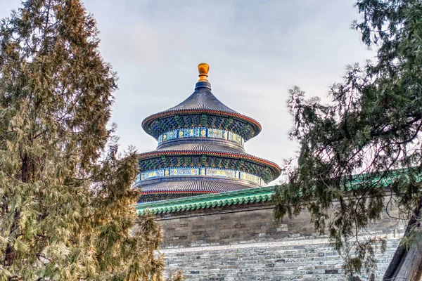 Beijing Capital China Famous Its Ancient Architecture Monuments — Stok fotoğraf