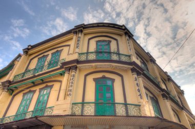 architecture details in Macau city center, HDR Image