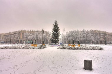 Krakow in winter, Poland
