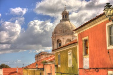 LISBON, PORTUGAL - APRIL 2018: Historical center view, HDR Image