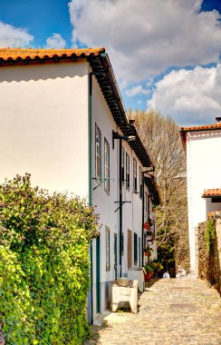 Braganca, Portugal - March 2019 : Historical center in springtime