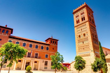 TERUEL, SPAIN - JUNE 2019 : Historical center in sunny weather