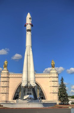 MOSCOW, RUSSIA - AUGUST 2018: Historical center in sunny weather, HDR image