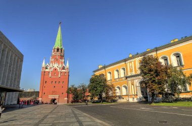 MOSCOW, RUSSIA - AUGUST 2018: Historical center in sunny weather, HDR image