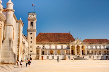 Coimbra, Portugal - July 2019 : Historical center in sunny weather