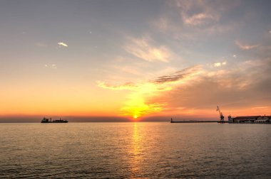 Thessaloniki, Greece beautiful view and atmosphere, sunset