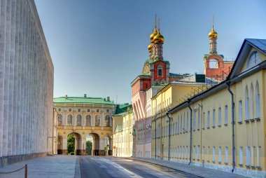 MOSCOW, RUSSIA - AUGUST 2018: Historical center in sunny weather, HDR image