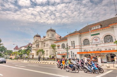 YOGYAKARTA, INDONESIA - APRIL 2019: Historical center in sunny weather