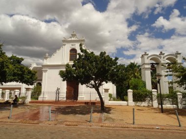 STELLENBOSCH, SOUTH AFRICA - JANUARY 2015: City center in summertime
