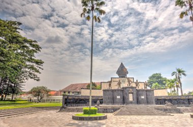 YOGYAKARTA, INDONESIA - APRIL 2019: Kraton Palace in sunny weather
