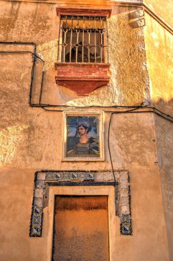 Landmarks in Ronda - the city is located on top of a mountain, Andalusia, Spain
