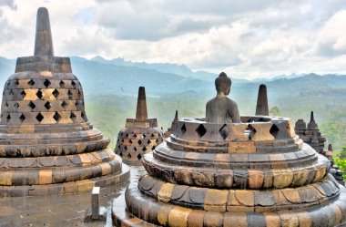 borobudur tapınağı, java, Endonezya